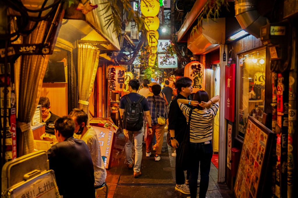 Omoide Yokocho, a throwback neighborhood within Shinjuku, Tokyo
