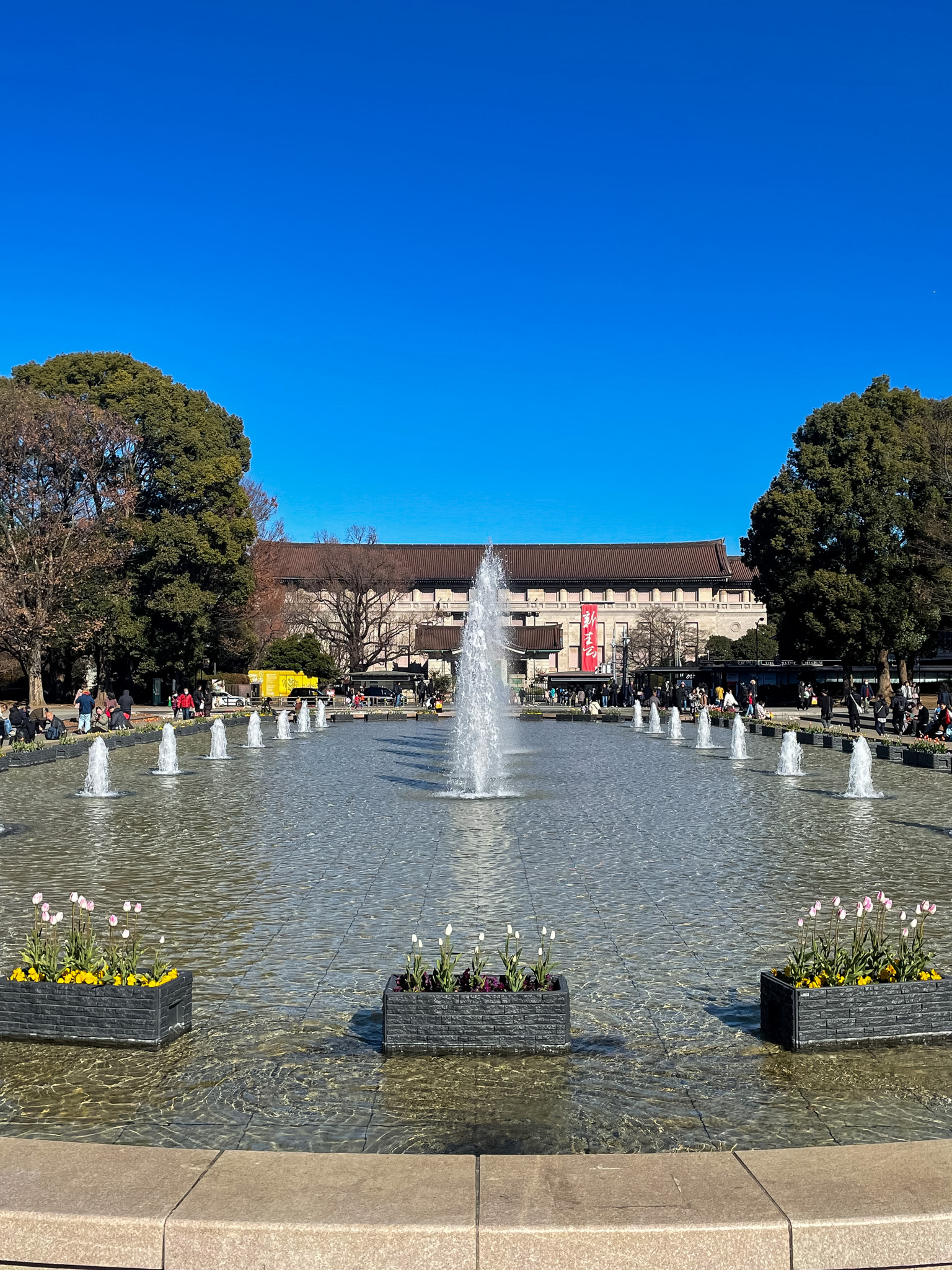 Ueno Park Fountain in Tokyo, Japan